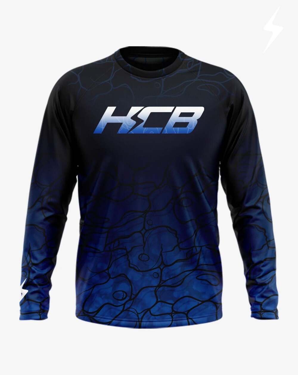 HCB Blue Machine Long Sleeve Performance Jersey